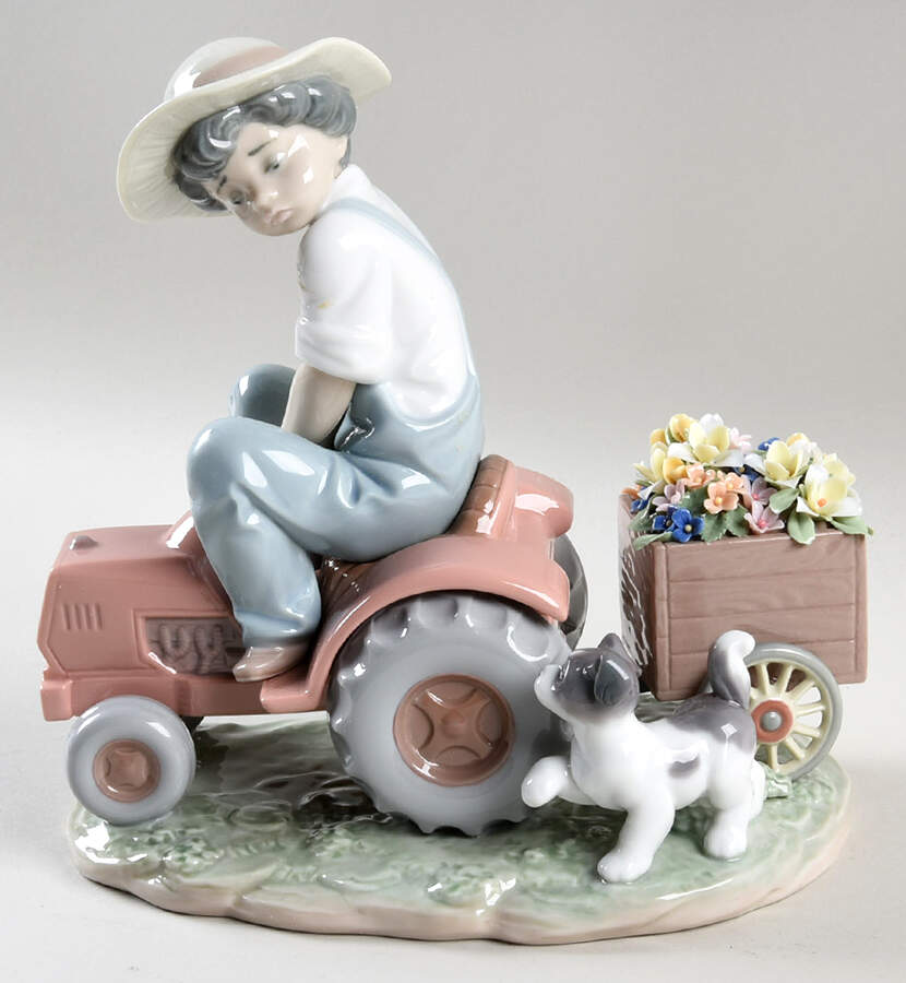 Children Playing A Day's Work - Boxed by Lladro-1