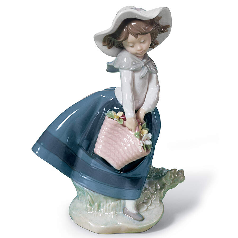 Children with Flowers Pretty Pickings - Boxed by Lladro-1
