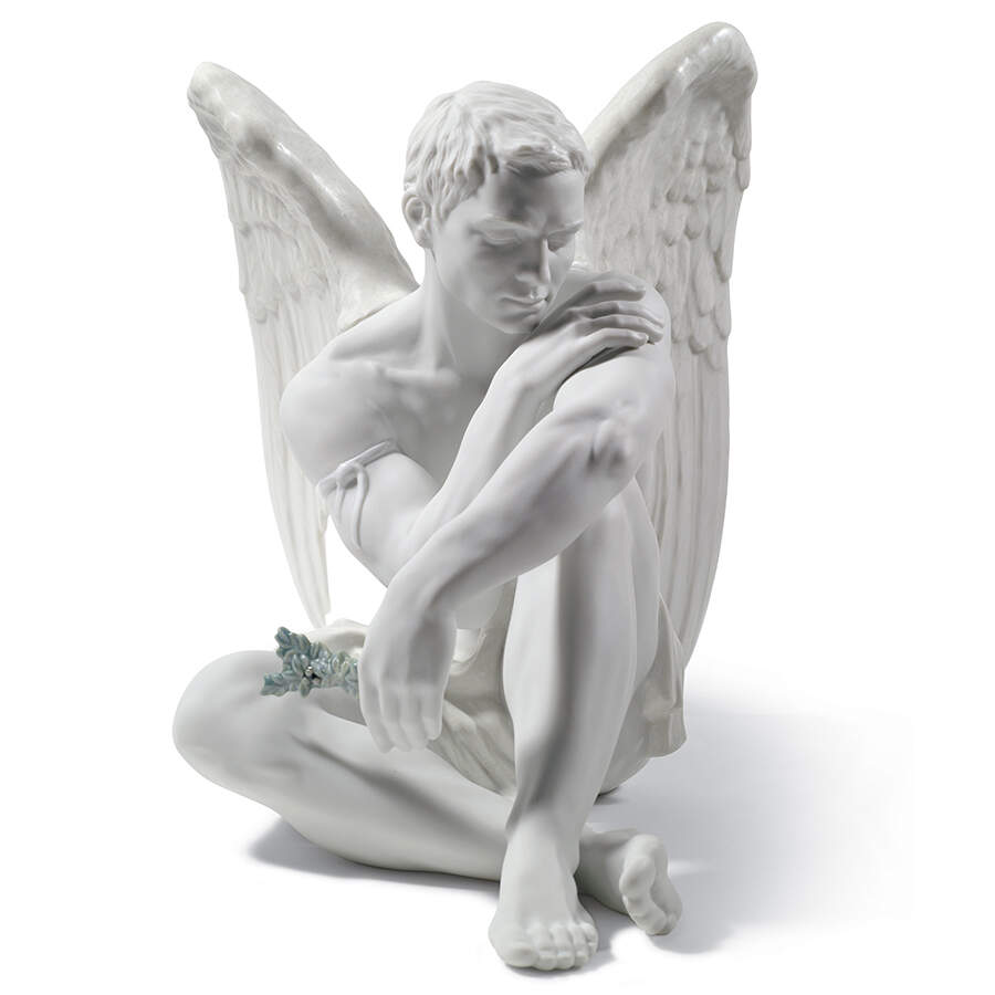 Angels and Cherubs Protective Angel - Boxed by Lladro-1