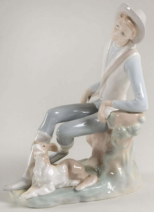 Shepherd and Shepherdess Shepherd - Boxed by Lladro-1