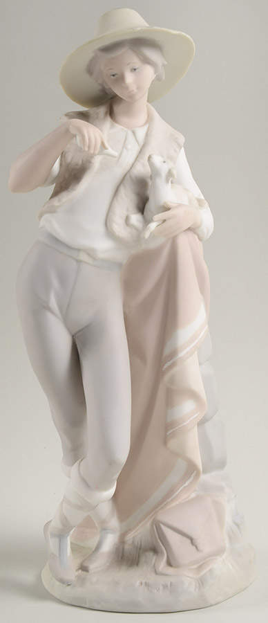 Shepherd and Shepherdess Shepherd - Boxed by Lladro-1