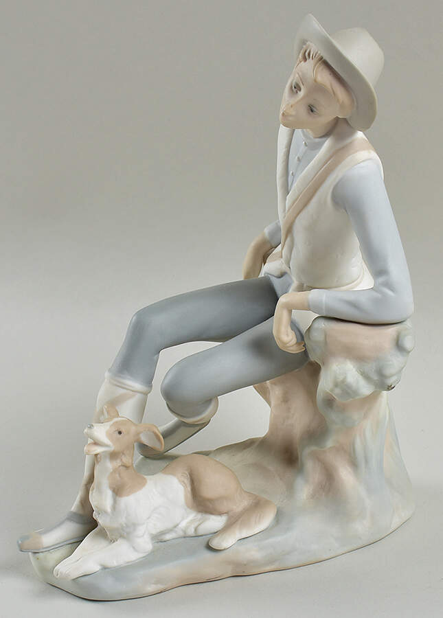 Shepherd and Shepherdess Shepherd - Boxed by Lladro-1