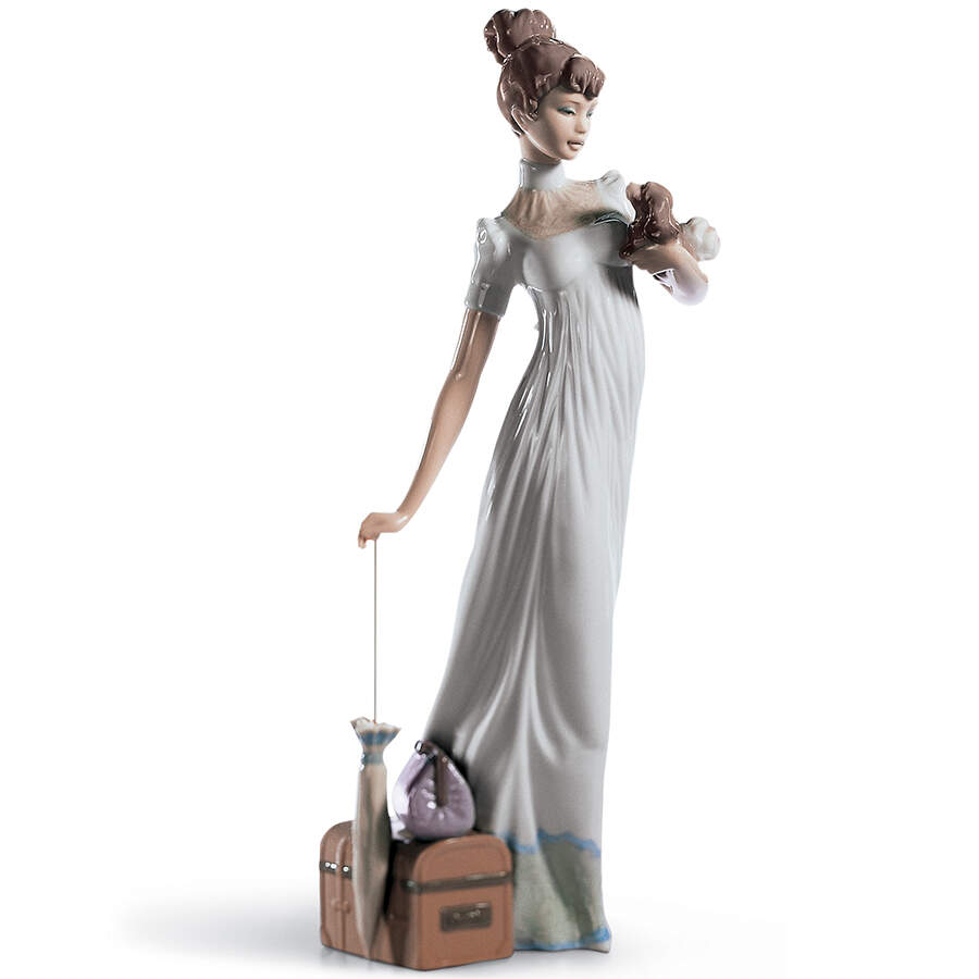 Women with Dogs Traveling Companions - Boxed by Lladro-1