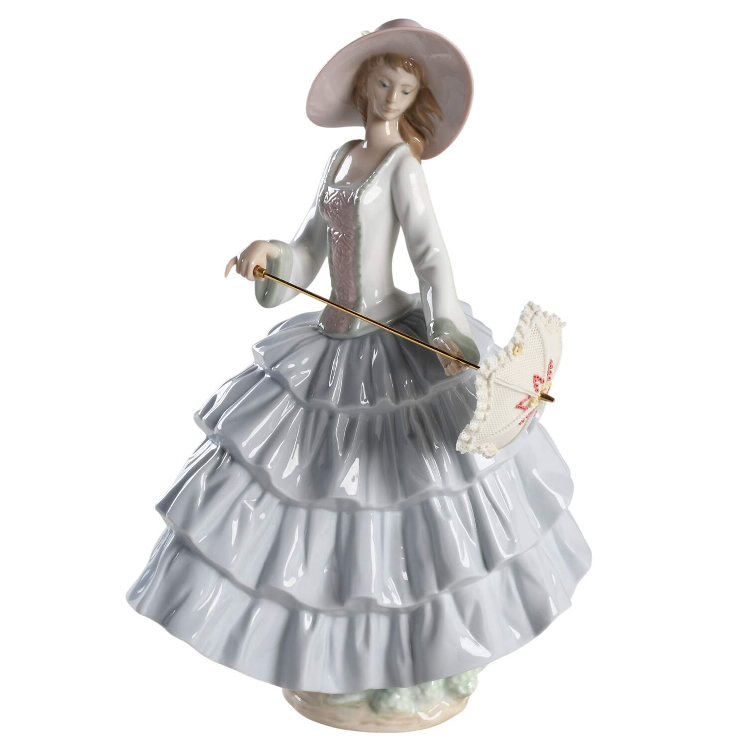 Ladies with Parasols A Stroll In The Sun - No Box by Lladro-1