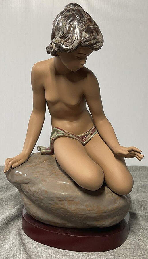 Nudes Bathing Nymph - Boxed by Lladro-1