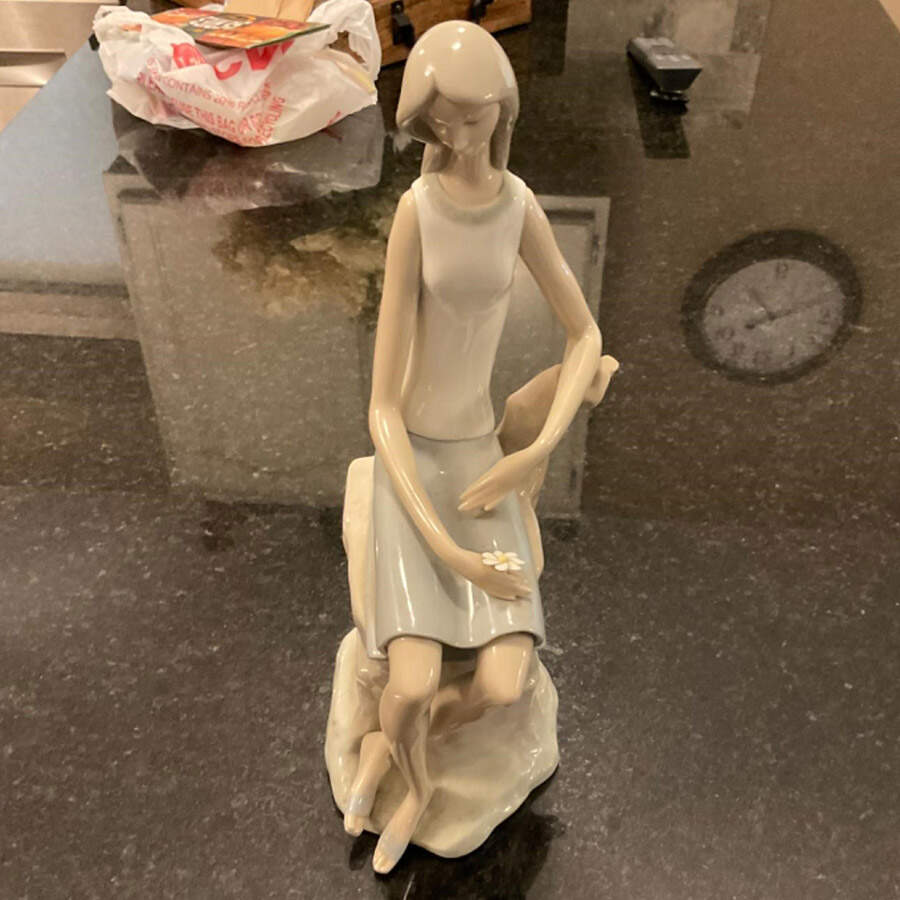 Young Women Meditating - Boxed by Lladro-1