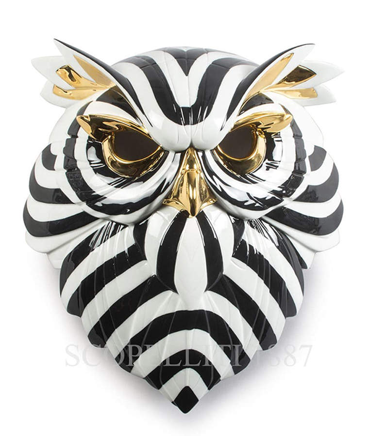Fierce Portraits Collection Owl Mask - Boxed by Lladro-1