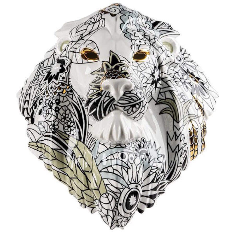 Fierce Portraits Collection Dragon Mask - Boxed by Lladro-1