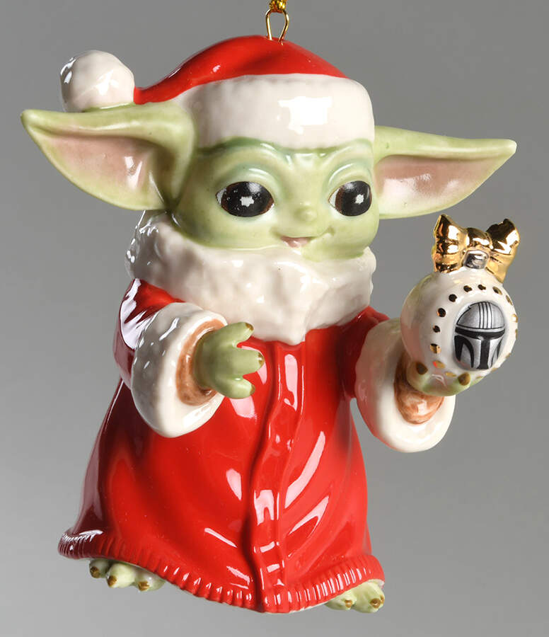 Star Wars Ornaments Grogu Santa - Boxed by Lenox-1