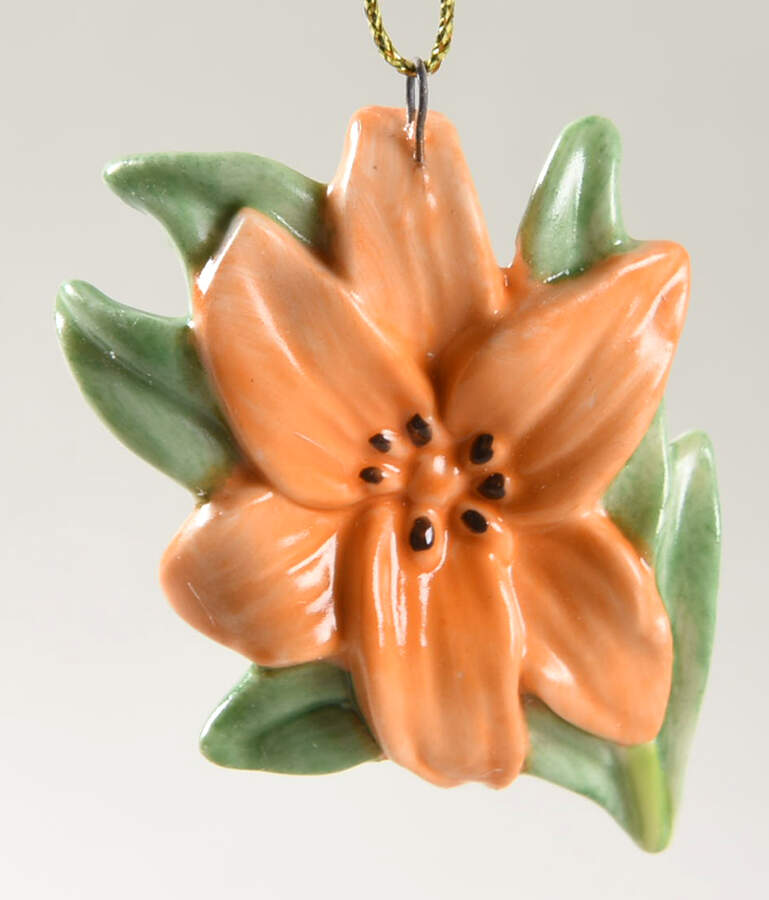 Harvest Impressions Ornament Tree Day Lily - No Box by Lenox-1