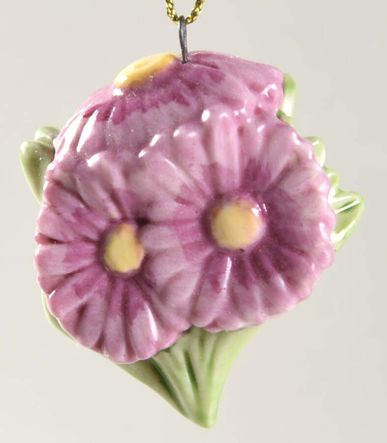 Harvest Impressions Ornament Tree Pink Daisies - No Box by Lenox-1