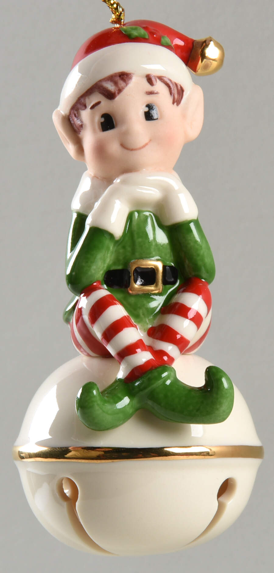 Christmas Elf Christmas Elf On Bell - Boxed by Lenox-1