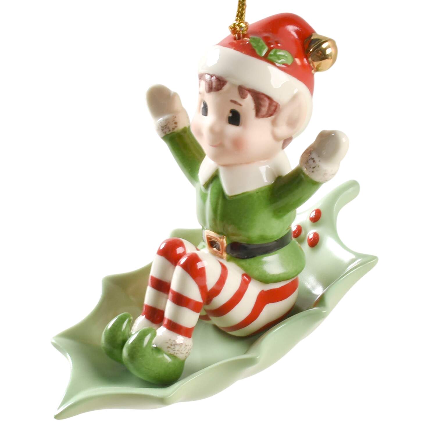 Christmas Elf Christmas Elf On Sleigh Ride - Boxed by Lenox-1