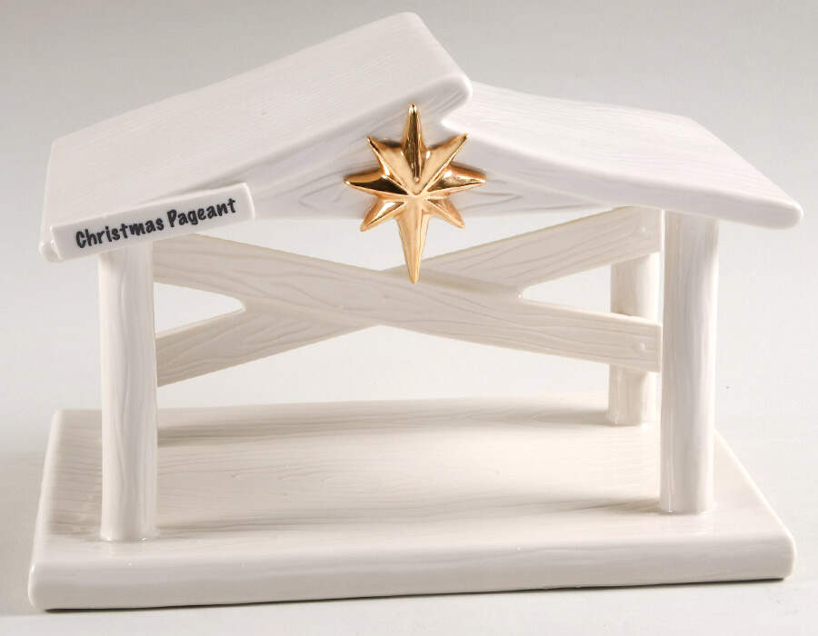 Peanuts Christmas Pageant Creche With Star - Only - Boxed by Lenox-1