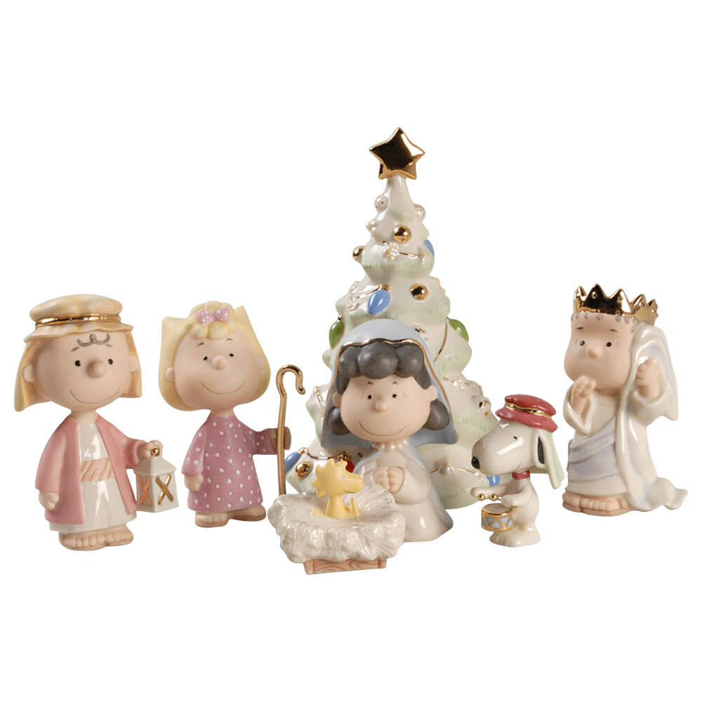 Peanuts Christmas Pageant Christmas Pageant 7 Pc Set - With Box by Lenox-1