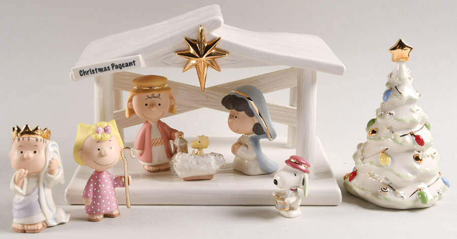 Peanuts Christmas Pageant Christmas Pageant 8 Pc Set - Boxed by Lenox-1