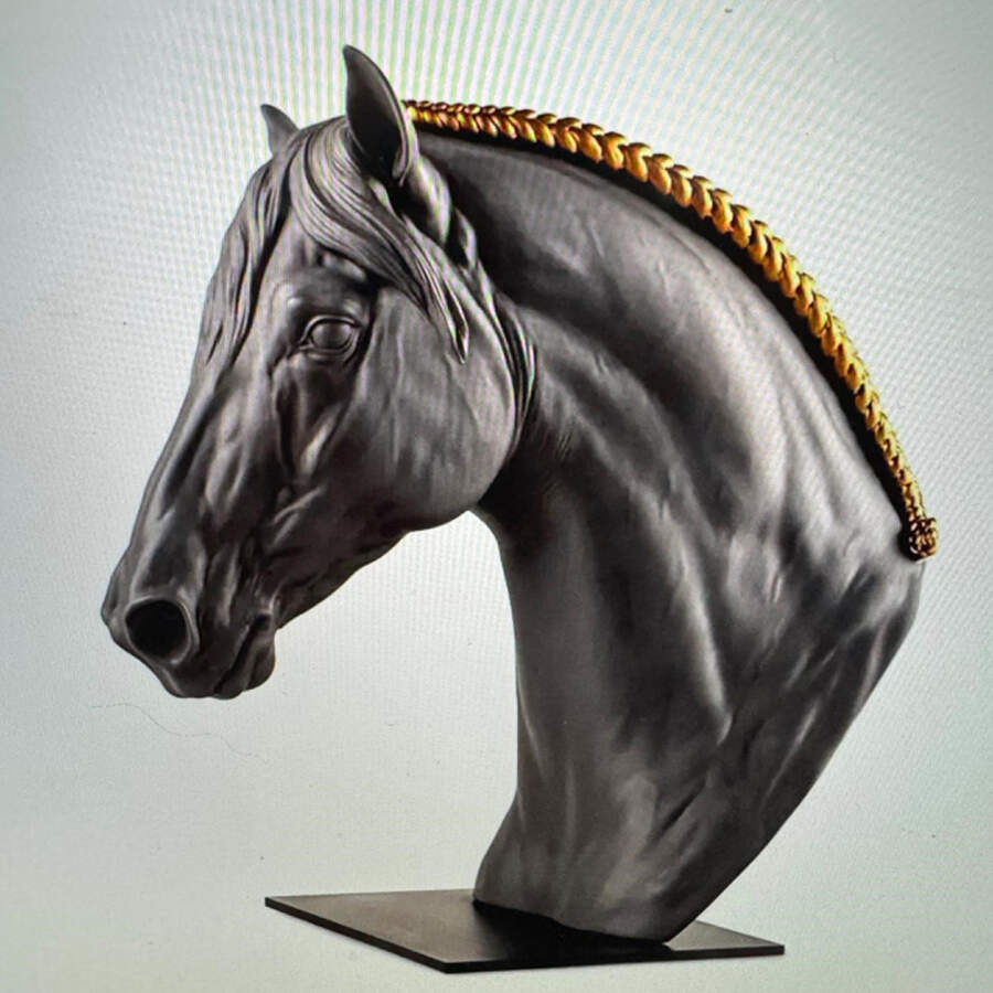 Boldblack Collection Equinus-Bust - Boxed by Lladro-1