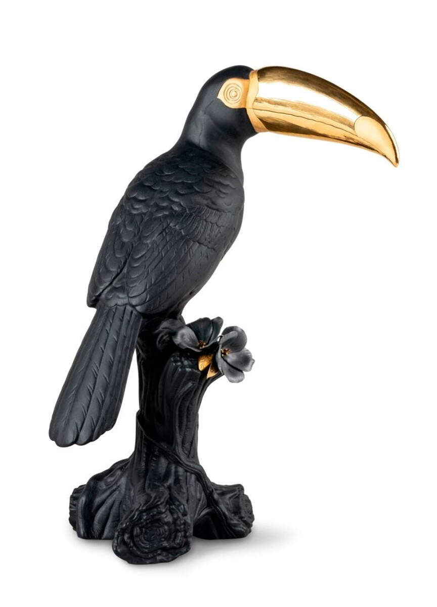 Boldblack Collection Macaw Bird - With Box by Lladro-1