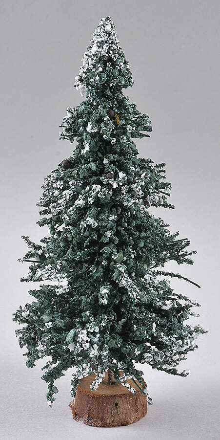 Lemax Village Trees & Shrubbery 6" Evergreen Tree-Wood Base - Boxed by Lemax-1
