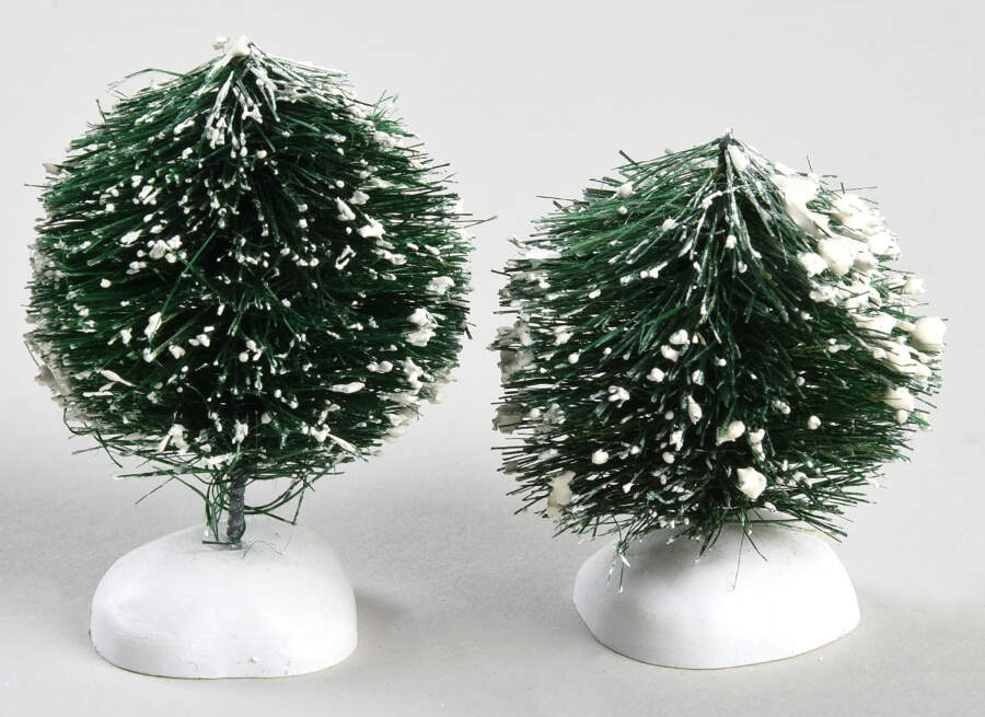 Lemax Village Trees & Shrubbery 2" Round Bristle Tree (2 Piece) - No Box by Lemax-1