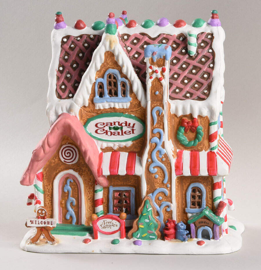 Sugar N Spice Gingerbread House (Candy Chalet) - Boxed by Lemax-1