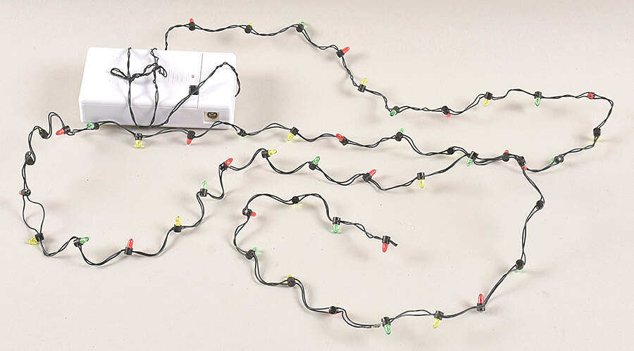Lemax Village General Accessories 50 Mini String Light Set-Multi Color - Boxed by Lemax-1