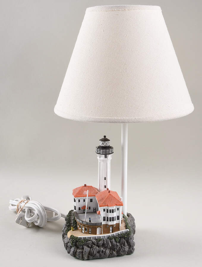 Lighthouse Lamps Alcatraz, Ca - No Box by Lefton-1
