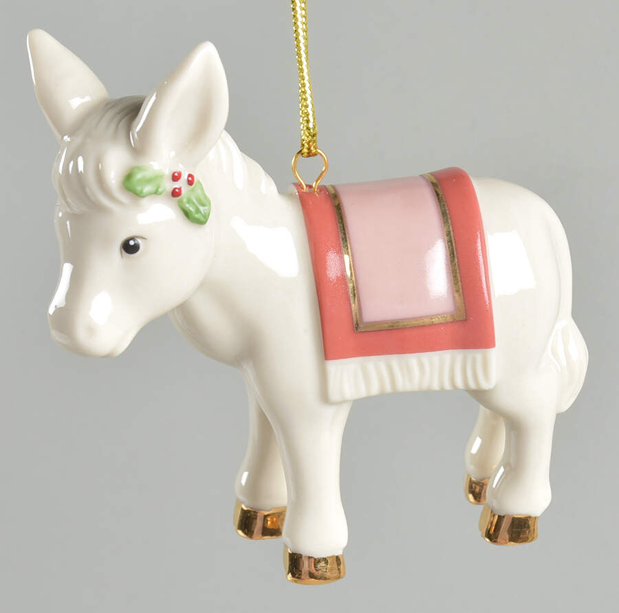 Nativity Ornaments Donkey - No Box by Lenox-1