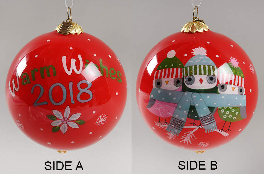 Pier 1 Exclusive Ornaments Warm Wishes 2018 - Boxed by Li Bien-1