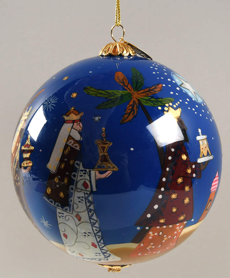 Pier 1 Exclusive Ornaments 3 Wise Men - Boxed by Li Bien-1
