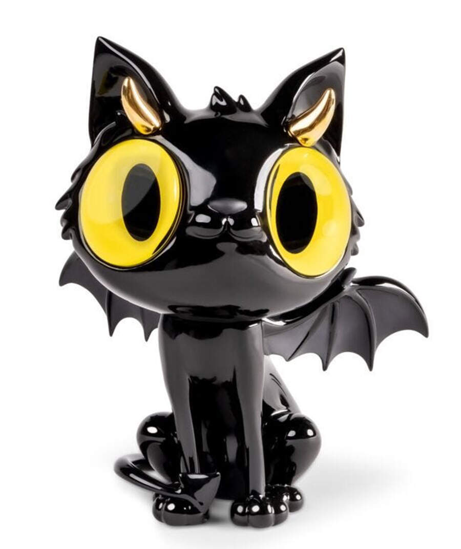 Art Editions By Javier Calleja Little Devil Cat - No Box by Lladro-1