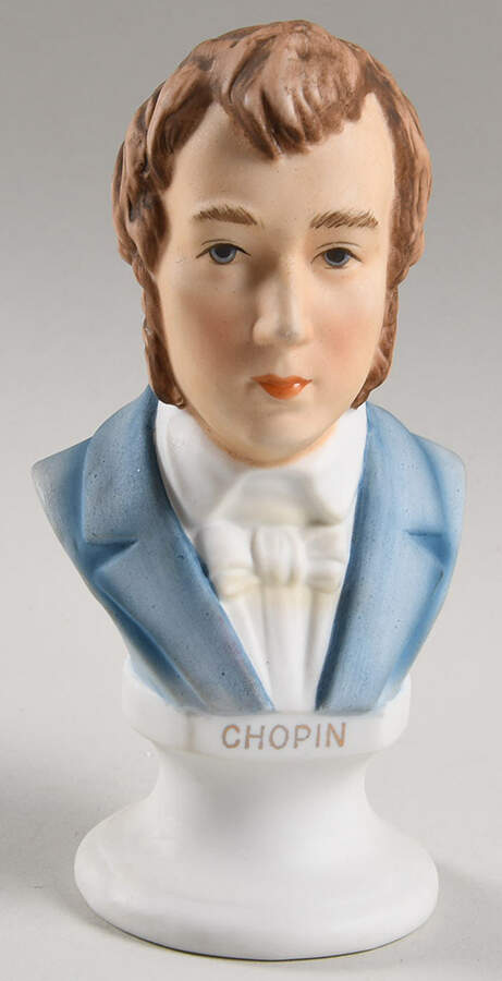 Composers Frederic Chopin - Small - No Box by Lefton-1