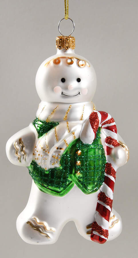 Blown Glass Ornaments Gingerbread Man - Boxed by Lenox-1