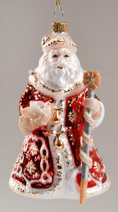 Blown Glass Ornaments Santa - With Box by Lenox-1