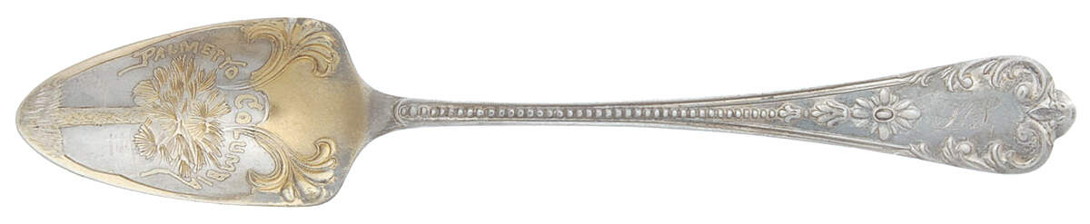 State and Cities Souvenir Spoon South Carolina - Palmetto Columbia - No Box by Lunt Silver-1