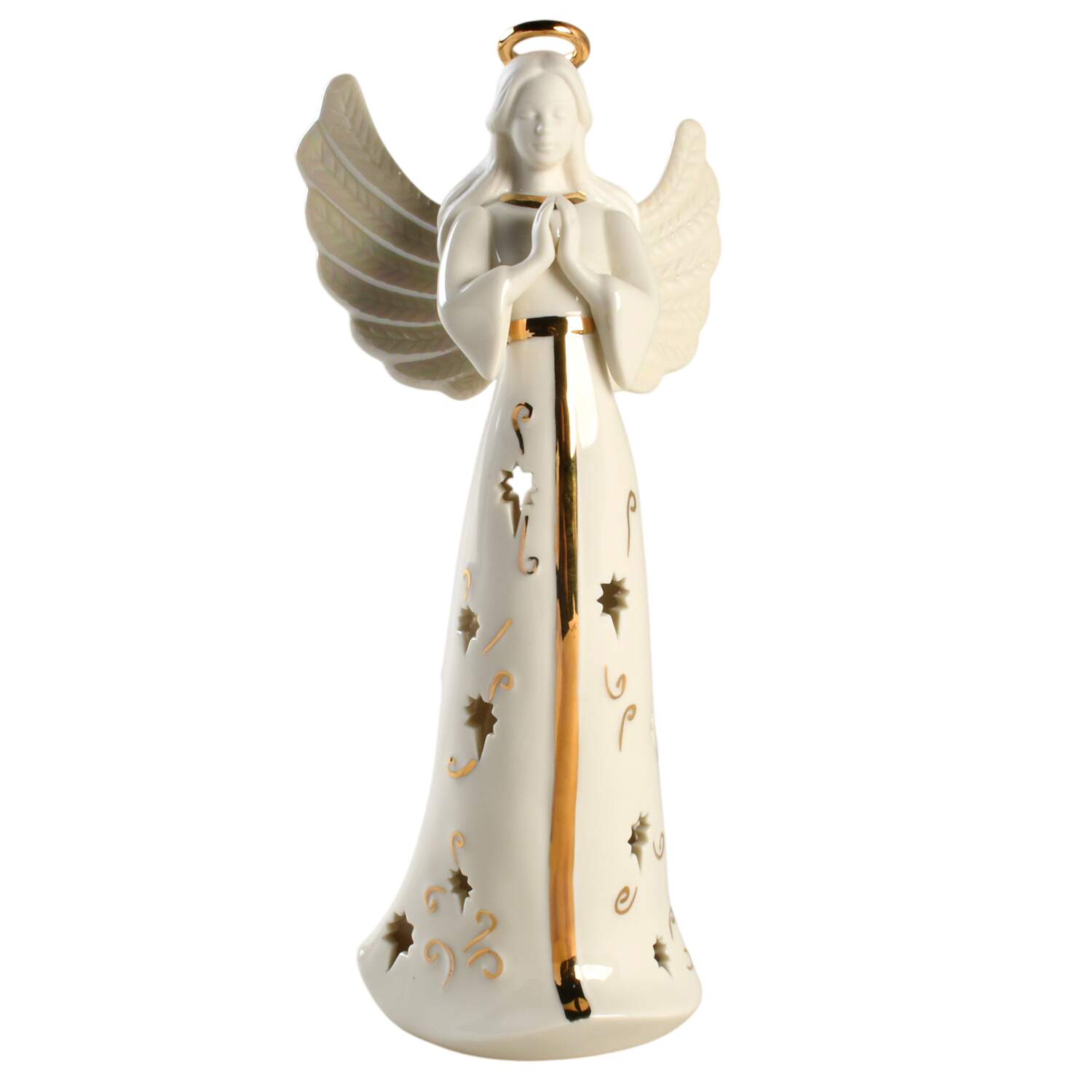 Guardian Angel Lights Up Angel Of Faith - Boxed by Lenox-1