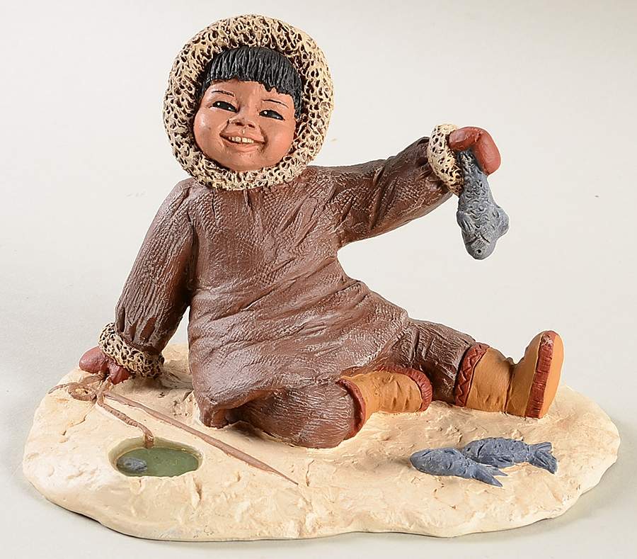 All God's Children Pike-Eskimo With Fish - No Box by Miss Martha Originals-1