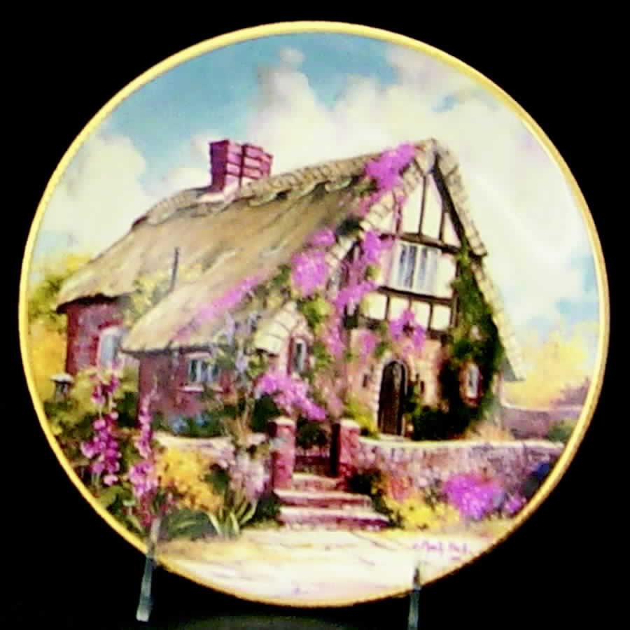 In A Cottage Garden Wepham Cottage - Boxed by Marty Bell-1