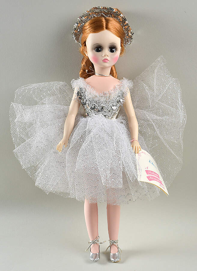 Ballerina Elise - Silver Dress - Red Hair - No Box by Madame Alexander-1