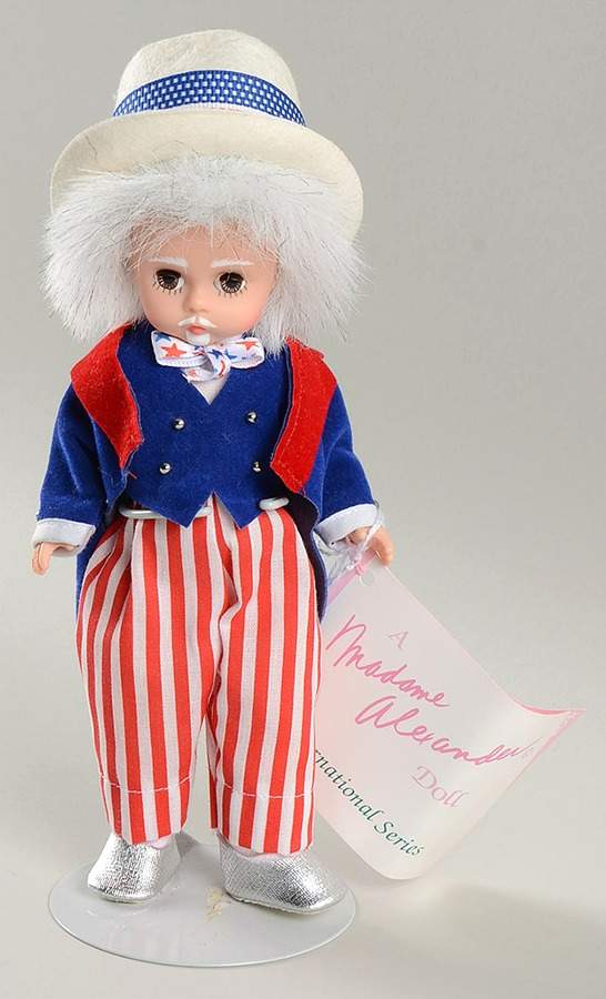 International-8" Doll Unitad States - Uncle Sam - No Box 2g by Madame Alexander-1