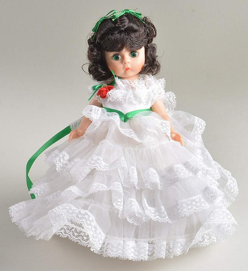Scarlett Series Scarlett - White Three-Tier Gown - With Box by Madame Alexander-1