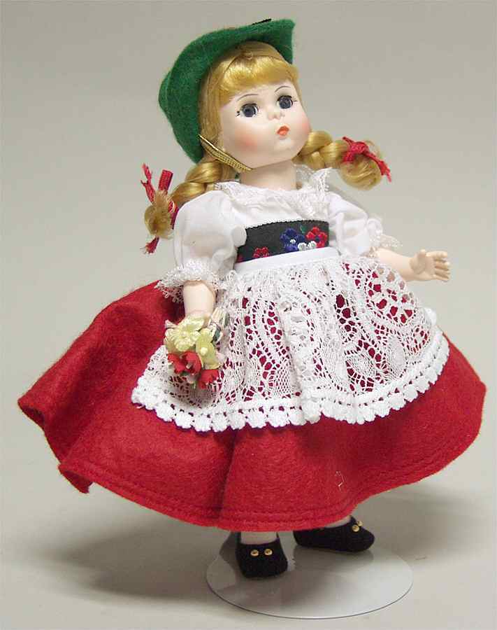 International-8" Doll Switzerland - Green Hat - No Box by Madame Alexander-1