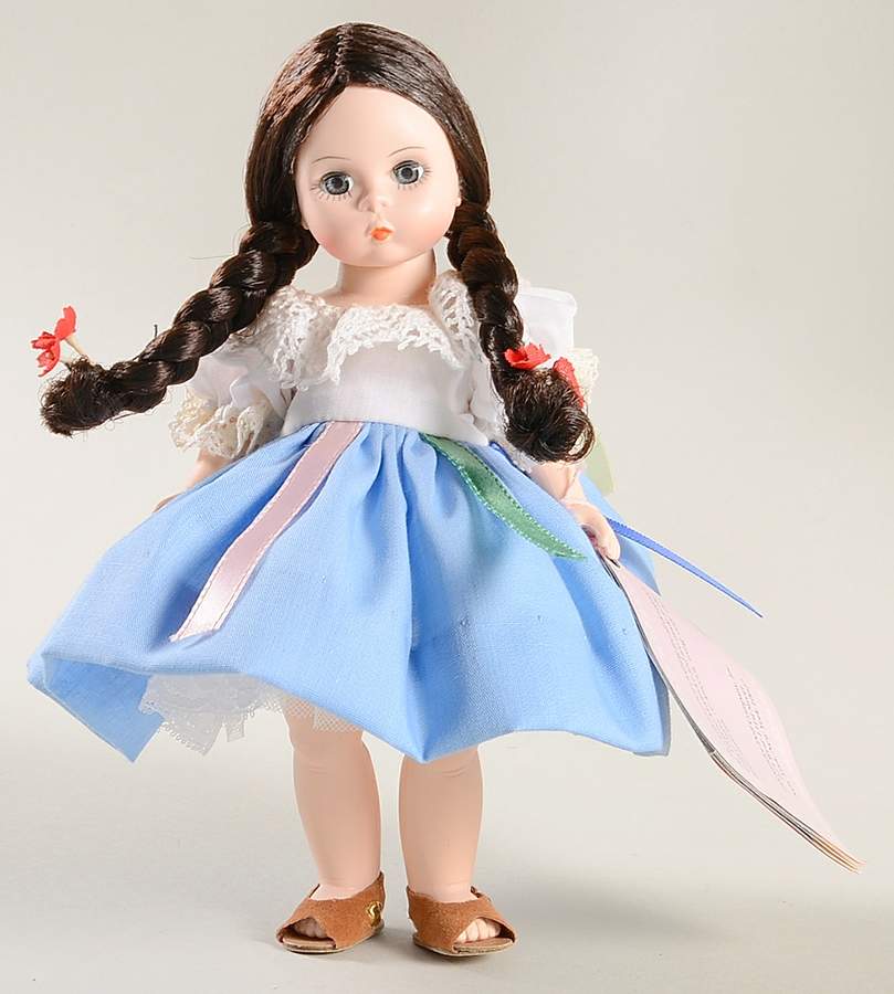 International-8" Doll Israel-Cotton Blue Skirt - With Box Bx69a by Madame Alexander-1