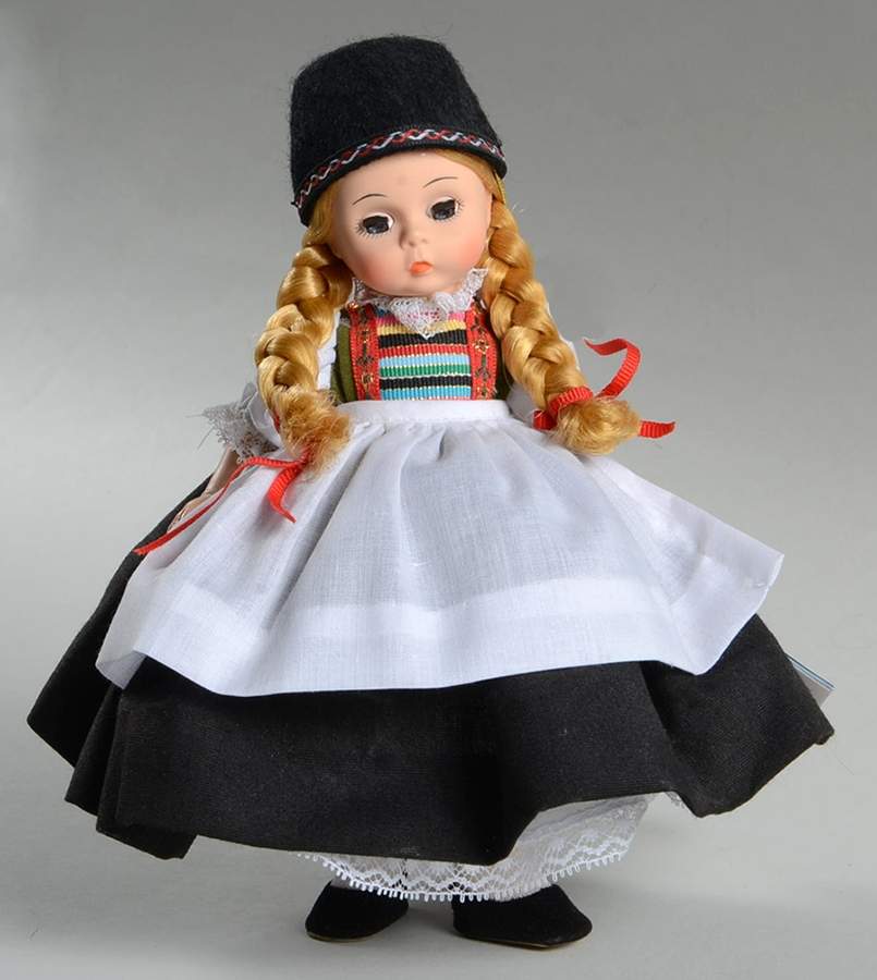 International-8" Doll Switzerland-Black Hat - Boxed by Madame Alexander-1