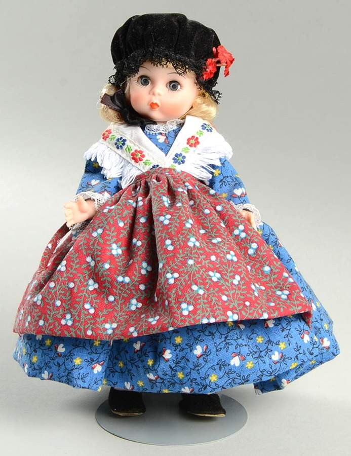 International-8" Doll Germany - Blue Skirt - Boxed by Madame Alexander-1