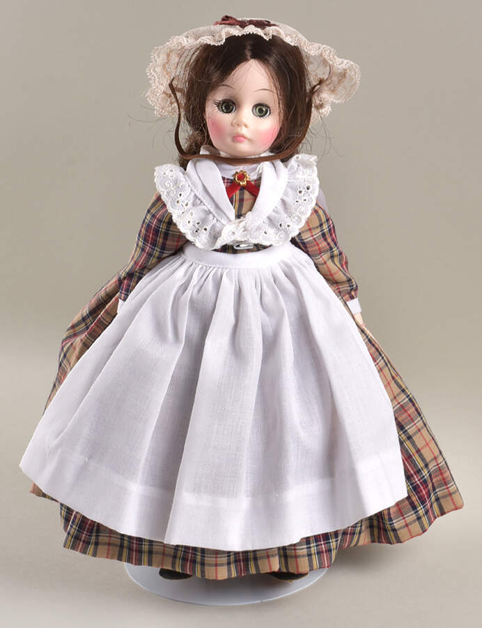 Little Women Marme-Brown Plaid Dress - Boxed by Madame Alexander-1