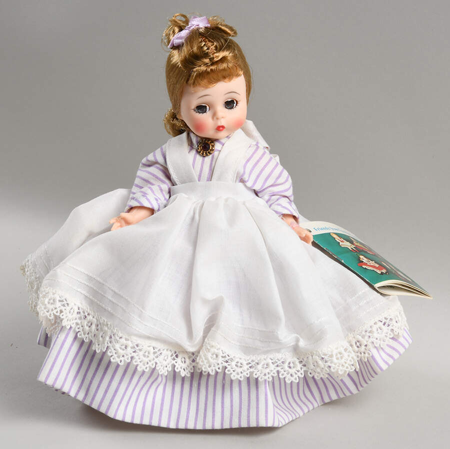 Little Women Meg-Striped Dress - Boxed by Madame Alexander-1