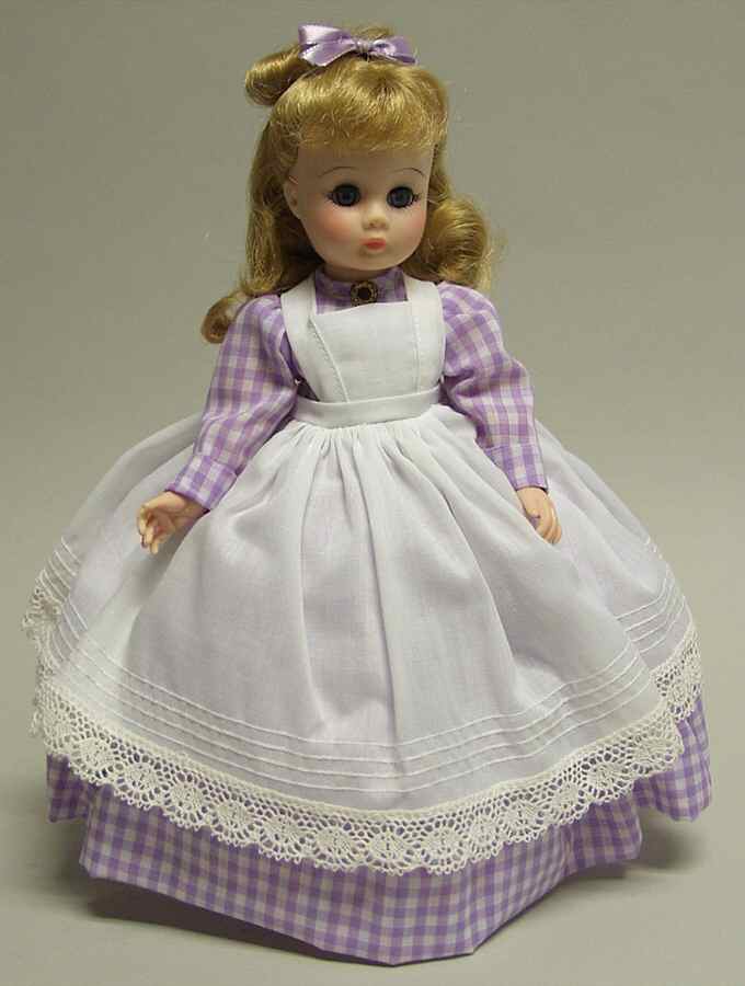 Little Women Meg-Purple Checks Dress - Boxed by Madame Alexander-1