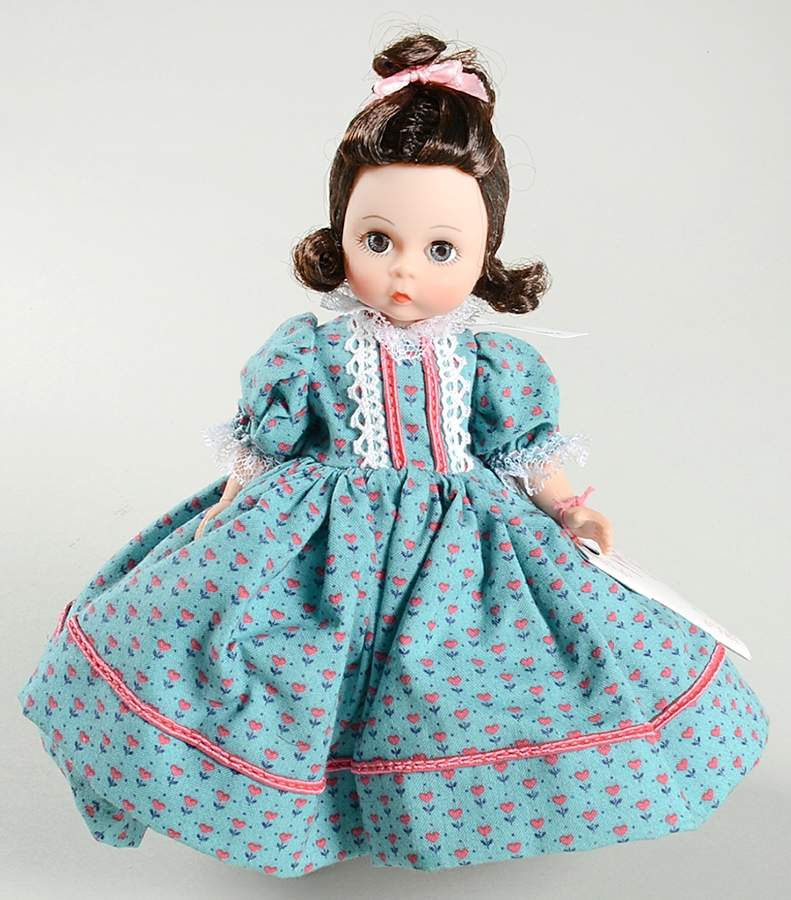 Little Women Beth-Red Hearts Dress - Boxed by Madame Alexander-1