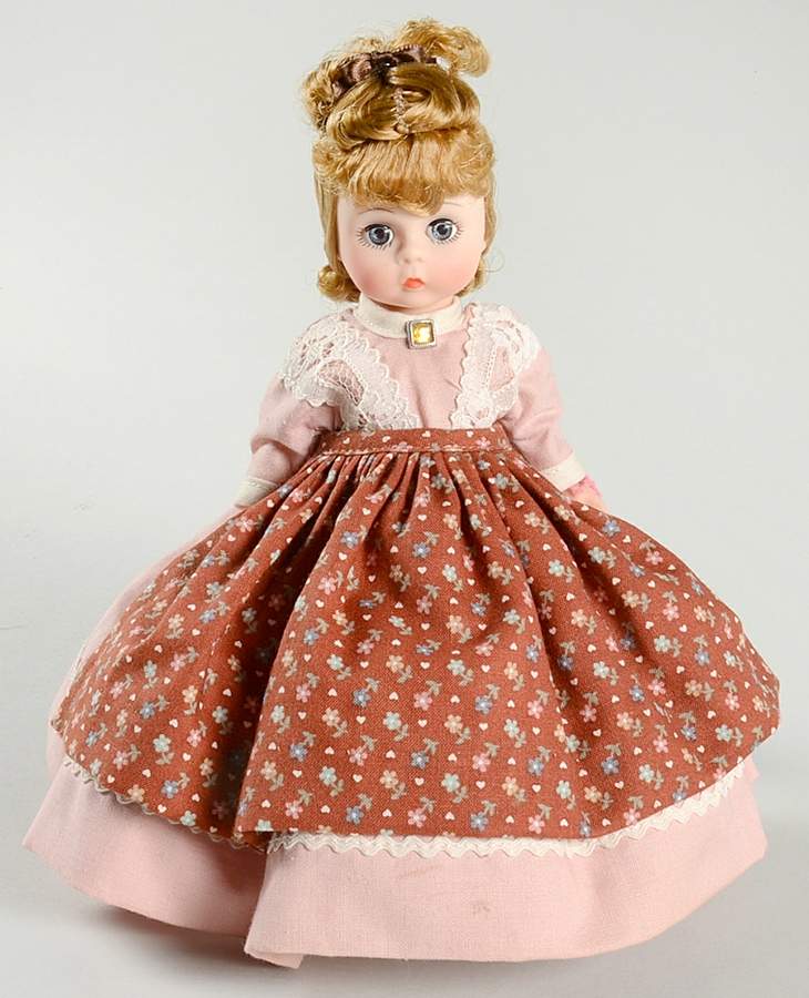 Little Women Meg-Pink Dress-Brown Apron - Boxed by Madame Alexander-1